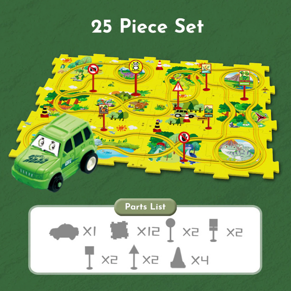 PUZZLERACING™ KIDS CAR TRACK SET