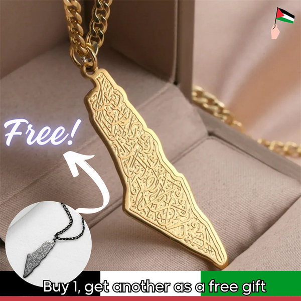 Support Palestine Pendant Necklace